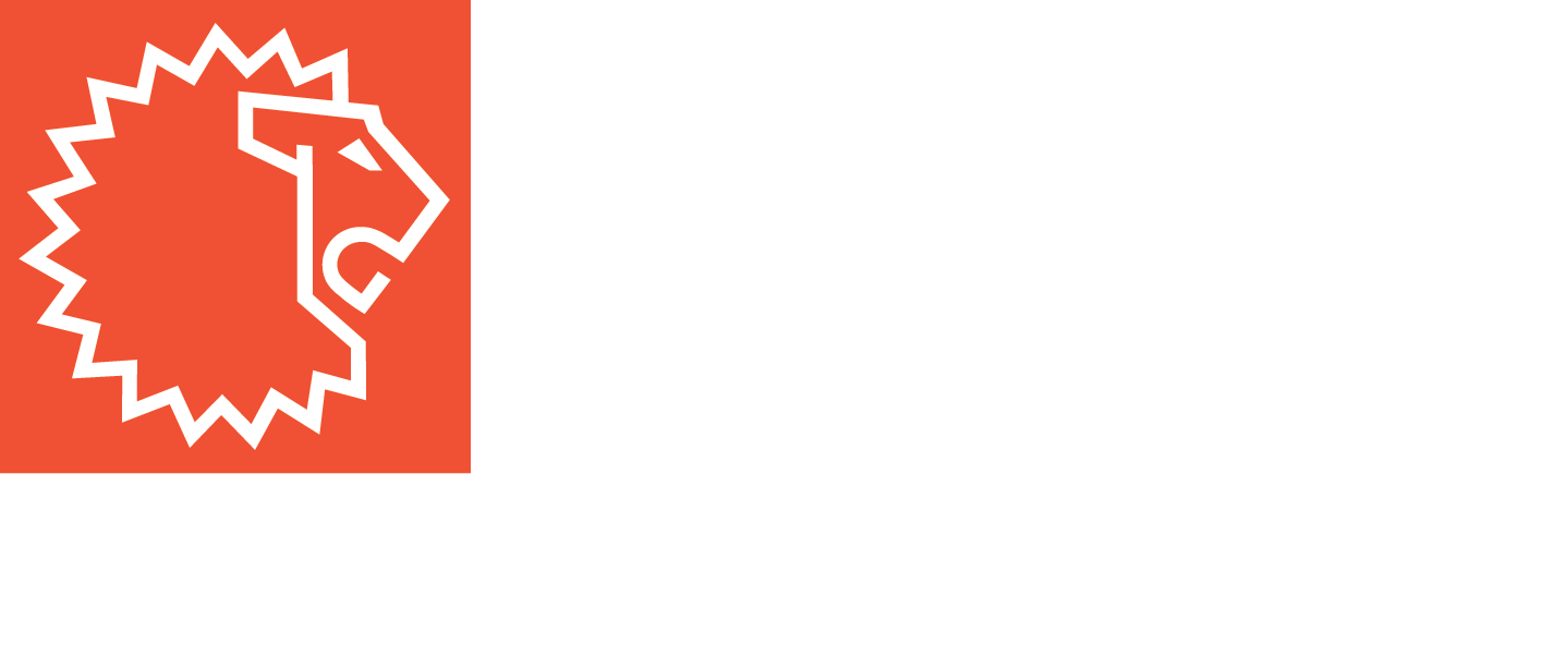 LION Corporate Logo_tagline_red  stamp_reverse