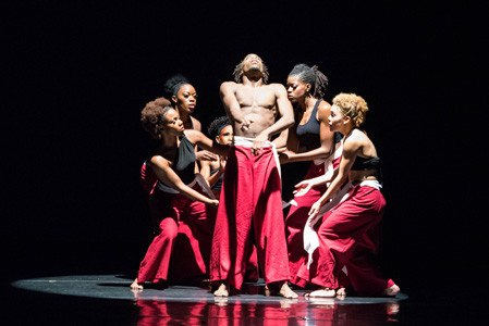 DCDC dancers perform Stafford Berry's "Wawa Aba," a staple of the HBCU tour. Photo credit: Scott Robbins